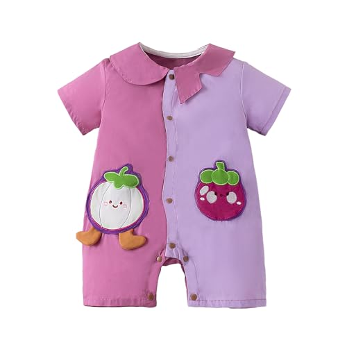 Hopscotch 3D Vegetable Applique Romper (9-12 Months)