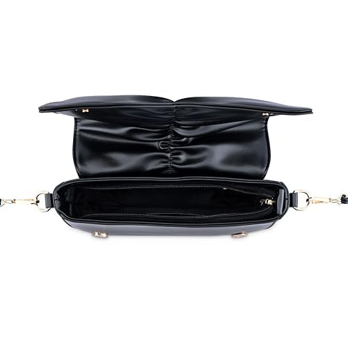 Fastrack Bow-tiful Sling | Faux-Leather Women's Handbags| Ladies Purse Handbag | Sling Bag for Casual Carry