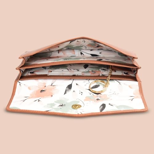 Lona Premium Minimalist Leather Clutch – Envelope Silhouette with Subtle Chain Detailing for Modern Elegance