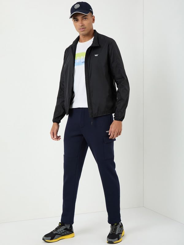 Wildcraft Men Nylon Windcheater| Jacket (Black, XL)