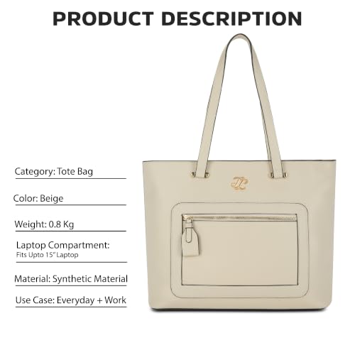 Lavie Signature Women's Tsina Large Tote Handbag | Tote Bag for Work | Ladies Purse | Stylish Shoulder Bag | Gift for Women