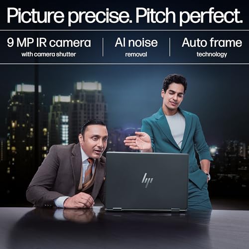 HP Spectre x360, Intel Evo Core Ultra 7 155H, Built-in AI, 14-inch (35.6 cm), 2.8K OLED, 32GB LPDDR5x, 1TB SSD, 120 Hz IMAX, 9MP IR Camera w/Camera Shutter (Win 11, MSO, Blue, 1.34 kg), eu0556TU