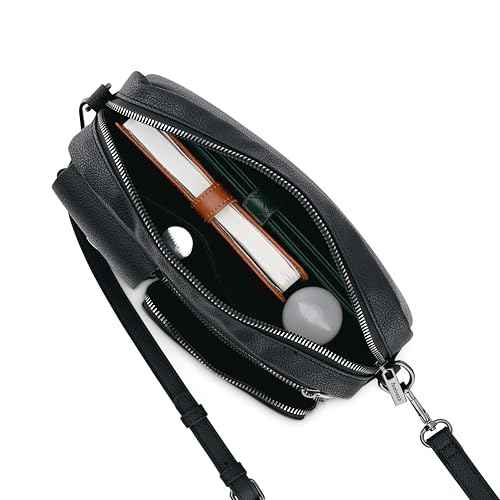 Fastrack Zip-Zone Sling Bag | Faux-Leather Women's Handbags | Sling for Casual Carry