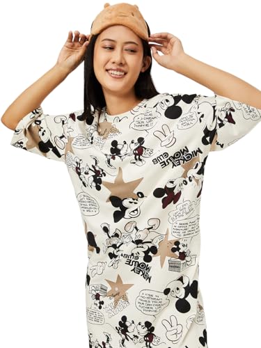 Max Women's Cotton Classic Chemise (CLD1607_Beige_S)