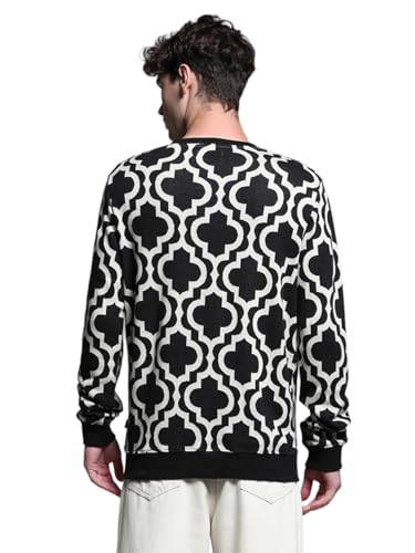 Jack & Jones Men's Regular Fit Black Sweater
