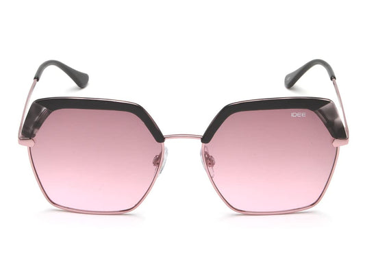 IDEE_Hexagon_Metal_Women_UV Protected_Full Rim_SUNGLASS