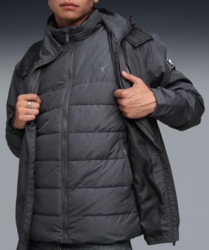 Puma | Wardrobe Essentials Men's 2-In-1 Hooded Jacket | Dusky Gray | XL