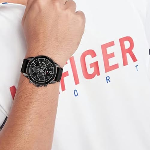 Tommy Hilfiger Black Dial Analog Watch for Men