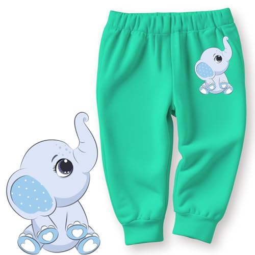 minicult Cotton Pajama Pants with Bright Colors and Fun All Over Prints for Boys & Girls (Pink 2)(Pack of 5)(12-18 Months)