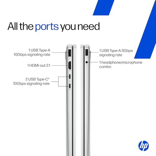 HP OmniBook 5 Flip (Previously Pavilion), Intel Core 7 150U (16GB LPDDR5,1TB SSD) 2K, 300 nits, 14''/35.6cm, Convertible, Win11, M365, Office24, Glacier Silver,1.65kg, fp0690TU, Pen, 5MP Camera Laptop