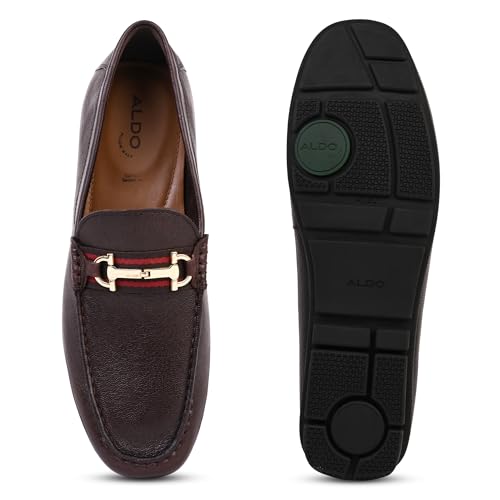 Aldo FANGIOA-IN201 Dark Brown Leather Moccasins