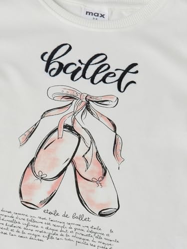 Max Girls Printed T-Shirt (Off White_2-3 Y)