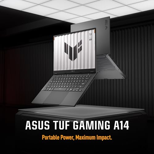 ASUS TUF A14 (2026),AMD Ryzen AI MAX+ 392, AMD Radeon 8060S iGPU,32GB RAM,1TB SSD, QHD+, 14"(35.5 cm),Windows 11, M365 Basic(1Y)* Office 2024,Jaeger Gray,1.48 Kg,FA401EA-RG020WS, Creator/Gaming Laptop