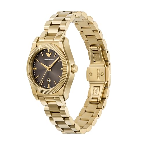 Emporio Armani Gold Quartz Stainless Steel Watch AR11700