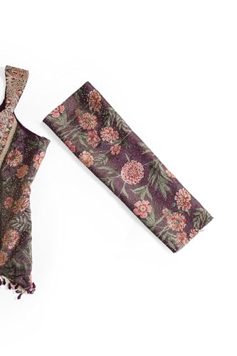 Soch Women's Tissue Kurta Suit Set (OWA5CD22227_Purple