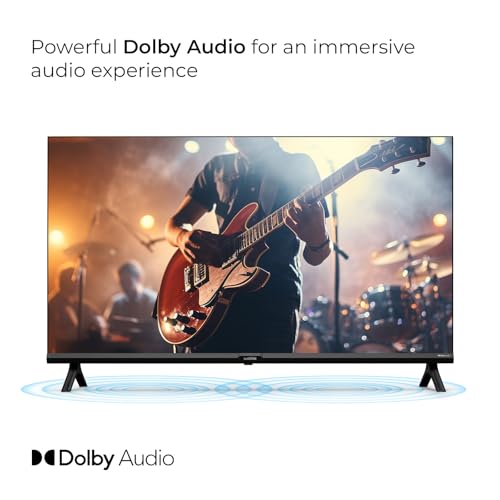 Wobble 109 cm (43 inches) UD Series 4K Ultra HD Smart LED Google TV WB43GTAW9602UDFL (Black)