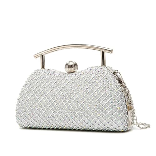 Mastyle® Diamond Clutch Handbag For Women With Rhinestone Surface And Shining Glitter Finish