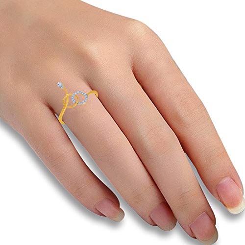 P.C. Chandra Jewellers 18k (750) Yellow Gold and Diamond Ring for Women