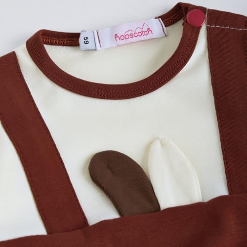 Hopscotch 3D Applique Colorblock Onesie (9-12 Months)