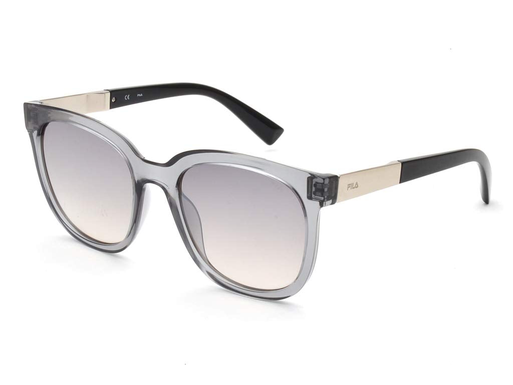 FILA 100% UV protected sunglasses for Women | Size- Medium | Shape- Square | Model- SF9196K54885WSG (Silver)