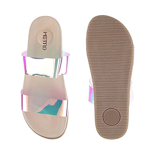 Metro Womens Synthetic Beige Slip Ons (Size (7 UK (40 EU))