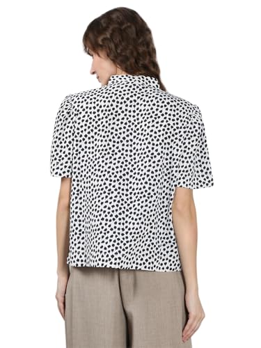 VERO MODA Women's Regular Fit White Top