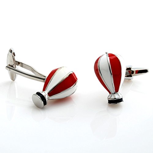 Peluche Enamel Hot Air Balloon Novelty Cufflinks for Men