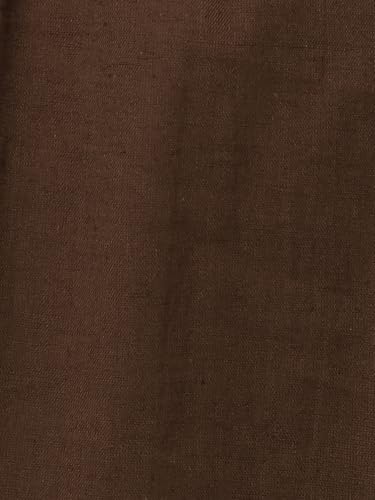 Max Women Solid A-line Dress(Brown_XS)