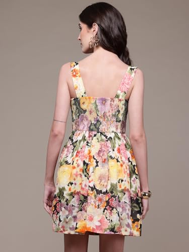 Label RITU KUMAR Black Dahlia Short Dress