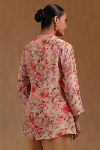 Soch Womens Multicolour Crepe Floral Print Tunic