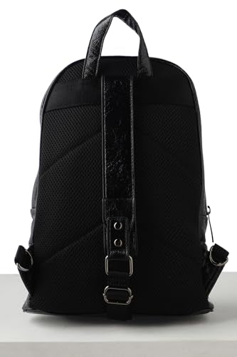 Women Black Casual Backpack