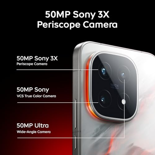 iQOO 15 (Apex 2026, 12GB RAM, 256GB Storage) |Fastest Snapdragon 8 Elite Gen 5 Processor* | Samsung 2K M14 Lead OLED Display | Origin OS 6 with Personalized AI Features