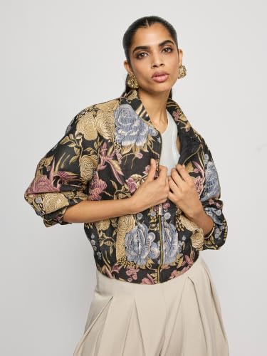 Label RITU KUMAR Black Neoni Jacket