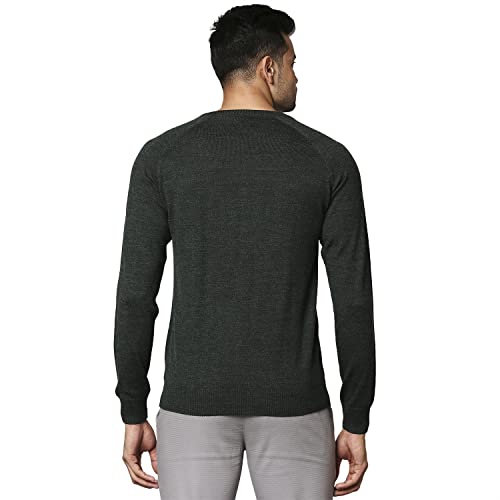 Raymond Dark Green Sweater (Size: 42)-RMWX01152-N7