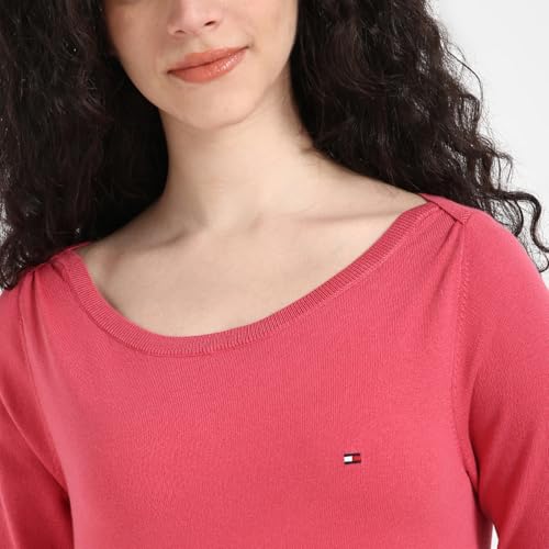 Tommy Hilfiger Womens Red Color Sweater (S)