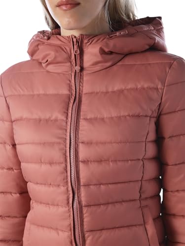 ONLY Women's Solid Regular Fit Peach Jacket