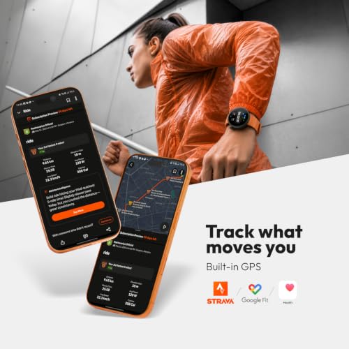 Noise Alt Watch 1 Smart Watch 1.32” AMOLED Display, Built-in GPS, AI Suite, Functional Rotating Crown, 1000NITS Brightness, Upto 14 Days Battery - Chosen Blue (Light)