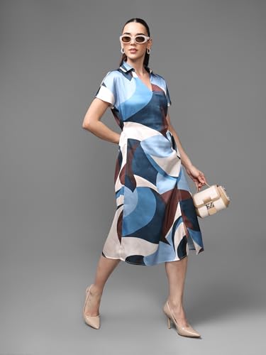 Kazo Taksim Midi Dress (in, Alpha, XL) Blue