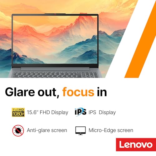 Lenovo IdeaPad Slim 3i 15.6" FHD Laptop • Microsoft Office 365 • Intel 4 Cores • DDR5 • 128GB SSD • Windows 11 • Quick Setup • Essential Laptop • w/o Mouse