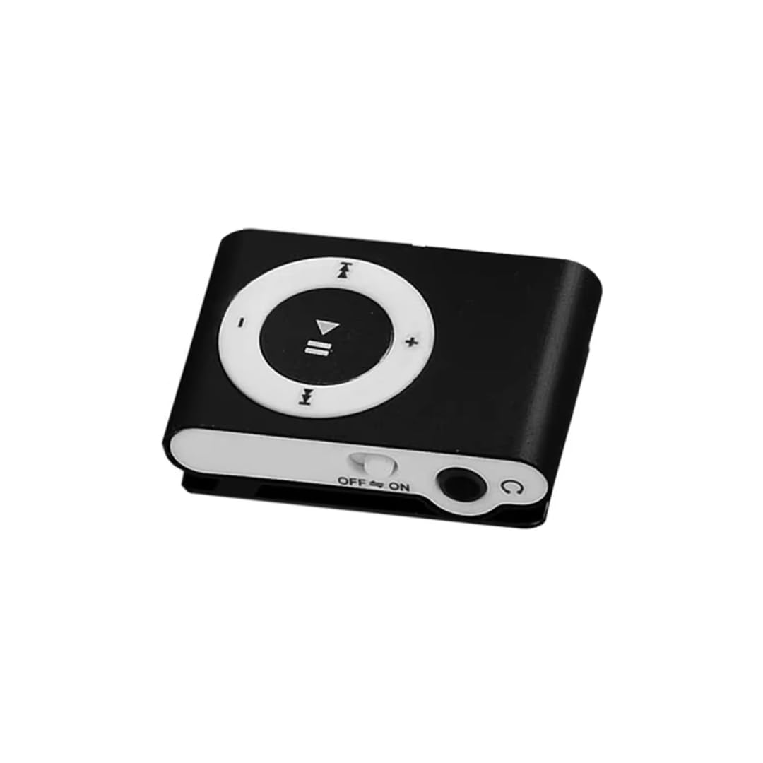 King Shine Portable Mini Metal Clip MP3 Player Sport Music Player with SD/TF Card Slot (Random Color Memory Card Not Included