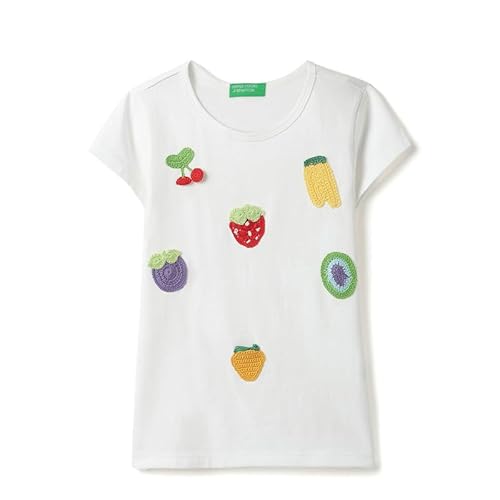 United Colors of Benetton Regular Fit Round Neck Embroidered T-Shirt