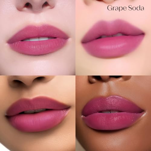 ETUDE Dear Darling Marker Tint| Hydrating & Long Lasting Lip Stain | High Pigmented Lip Maker with Easy Drawing Tip | Korean Lip Tint, Korean Makeup, Kbeauty, 06 Grape Soda- 3.5g