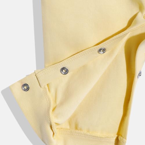 Mothercare Unisex Cozy Animals Printed Full Sleeve All-In-One - Pack of 2 - Yellow/Green