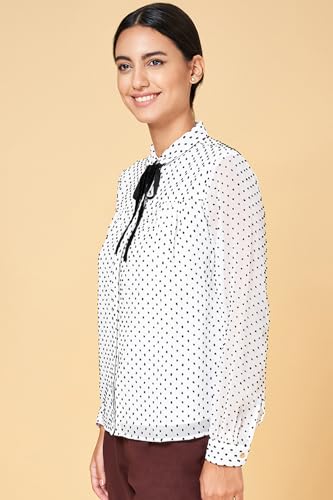 Women's Annabelle White Top Regular Fit,White,2XL