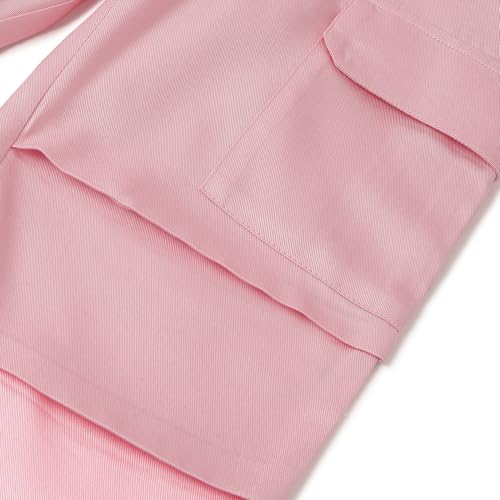 United Colors of Benetton Girl's Regular Trousers (25A4XZXCF04SGR13_Pink