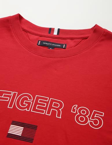Tommy Hilfiger Mens Red Color T-Shirt (S)
