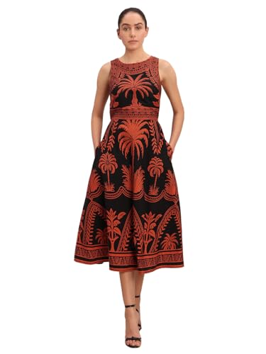 VERO MODA Womens Midi Dress Jet Black