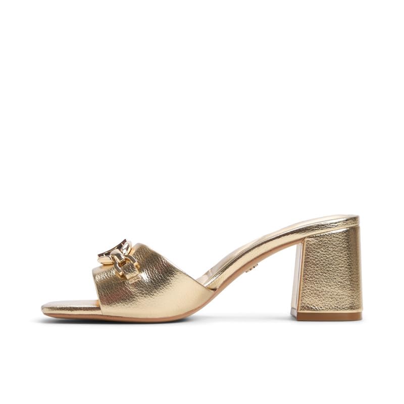 Aldo SUNGLOW-IN710 Women Gold Block Heel Sandals