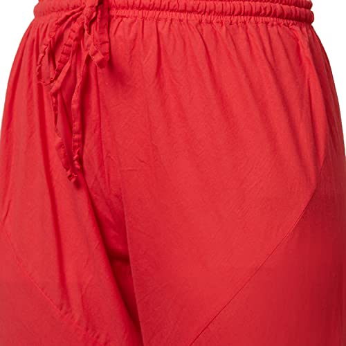 BIBA Women Printed Fitted Polyester Salwar Kurta Dupatta(Skddurgotsa7567_Red_34)