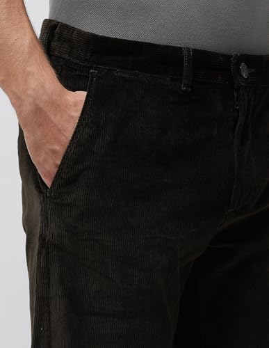 U.S.Polo Association Men's Riley Straight Fit Corduroy Trousers (USTRO071R_Green_32)